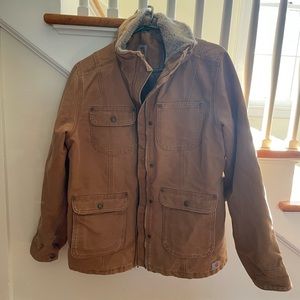 Women’s Carhartt jacket, tan size L